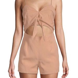 Lovers + Friends On The Go Tie-Front Romper